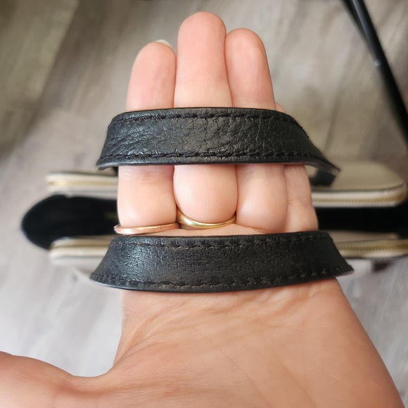 Gorgeous Cream And Black Kate Spade Grand Street Lydia Tote Purse With Side Bags - Picture 9 of 17